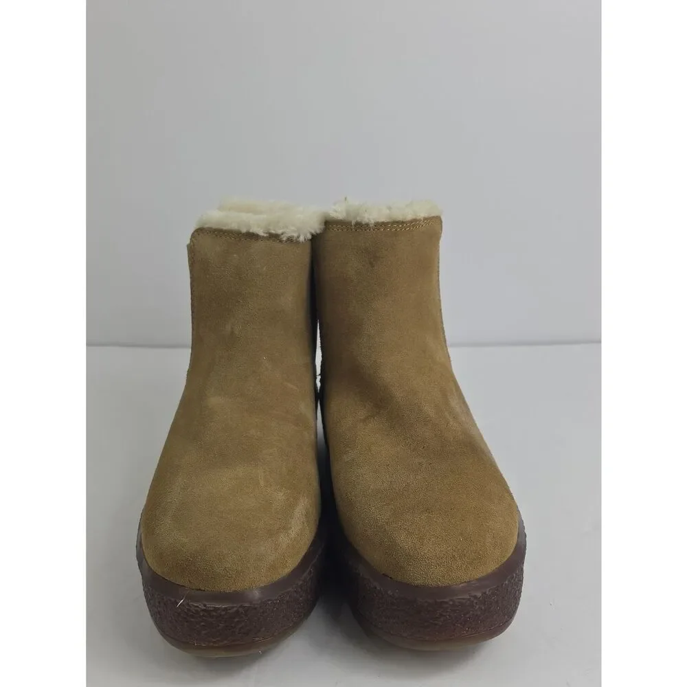 Madewell The Toasty Suede Leather Women's Booties Size 9